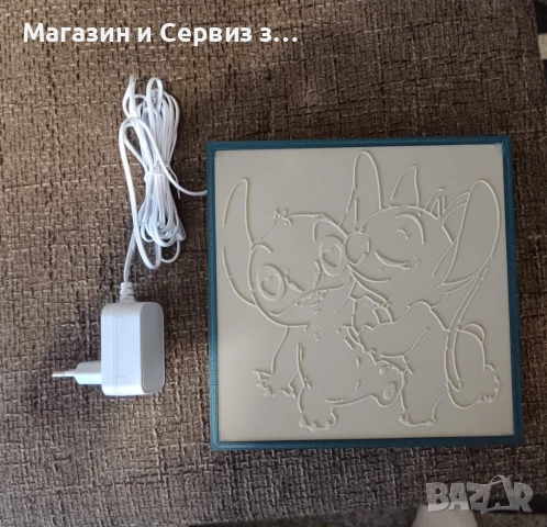 3Д Лампа на Стич, снимка 4 - Настолни лампи - 52517441