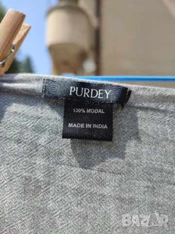 огромен шал вносен Холандия на известния бранд purdey, снимка 4 - Шалове - 50625826