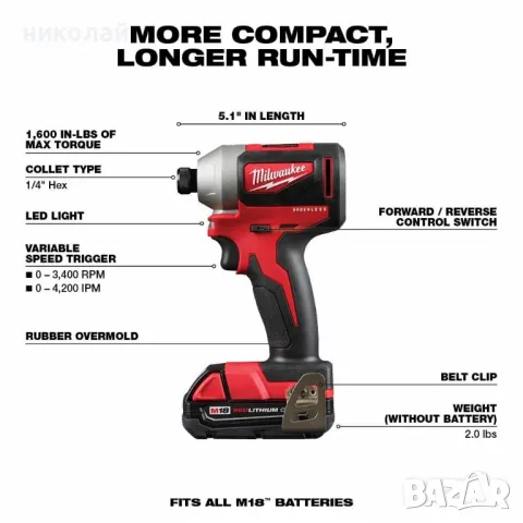 Milwaukee 2893-22CX M18 безчетков перфоратор/комбиниран ударен комплект

, снимка 3 - Винтоверти - 46904326