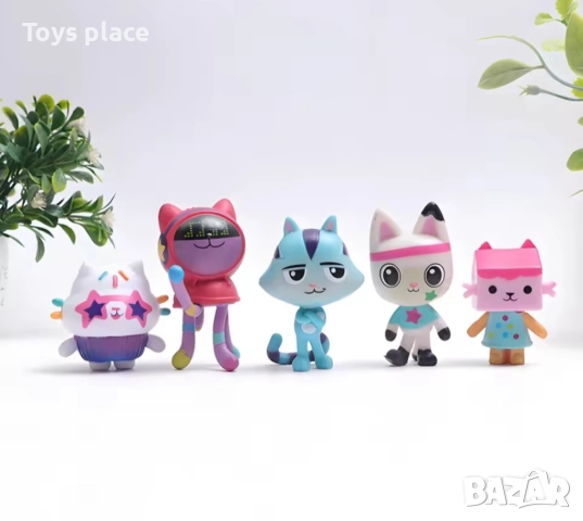 Комплект 13бр фигурки Gabby's Dollhouse Къщата за кукли на Габи, снимка 4 - Фигурки - 52617082