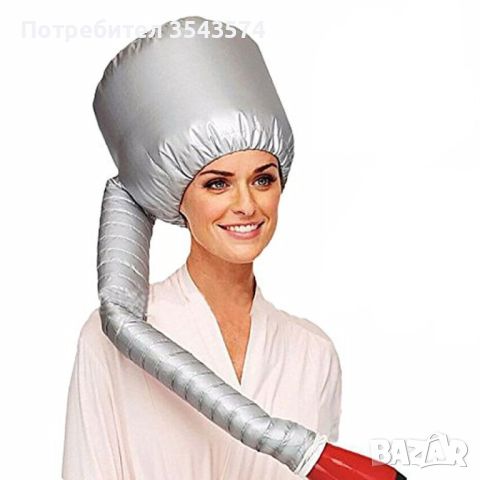 Шапка с тръба за горещ въздух за изсушаване на коса и правене на прическа TV589, снимка 1 - Сешоари - 45386282
