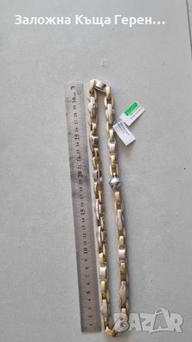 Уникален плътен мъжки златен синджир - 121,36 гр., снимка 8 - Колиета, медальони, синджири - 46430965