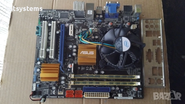  Дънна платка Asus P5QPL-VM EPU Socket 775 CPU+FAN+RAM, снимка 3 - Дънни платки - 53967212