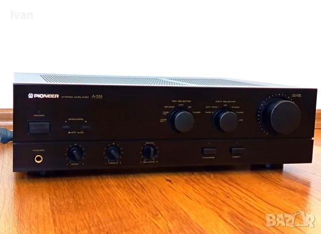 Мощен Hi-Fi усилвател Pioneer A 335 Made in Japan, снимка 6 - Ресийвъри, усилватели, смесителни пултове - 49816629