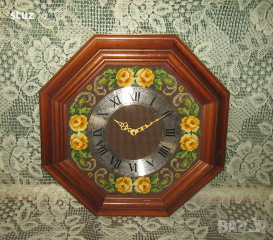 Голям немски стенен часовник Hettich, снимка 2 - Антикварни и старинни предмети - 54210978
