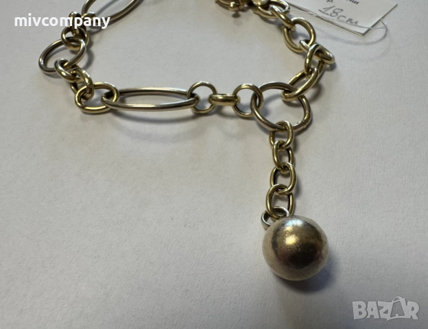 Златна Гривна 8.76гр.18см., снимка 4 - Гривни - 51794440