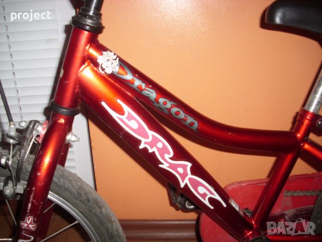 DRAG (Драг) 16" детско колело,велосипед с помощни колела .Промо цена, снимка 4 - Детски велосипеди, триколки и коли - 45498071