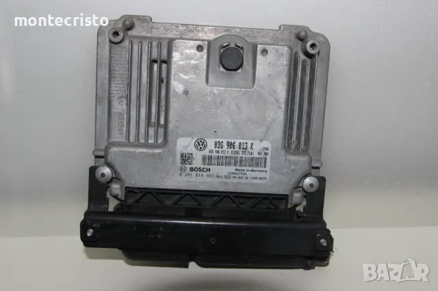 Моторен компютър ECU Seat Ibiza IV / 03G 906 013 K / 03G906013K / 0 281 014 883 / 0281014883, снимка 1 - Части - 47156443