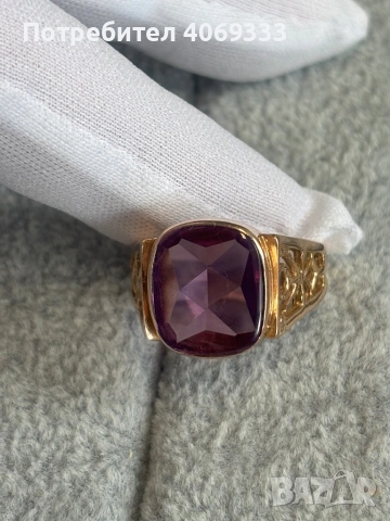 Мъжки златен Руски пръстен 7.6гр 14к , снимка 6 - Пръстени - 54175084