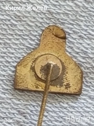 Пет значки стари редки GOUDA,INTERNO,VIKTOR HUGO за КОЛЕКЦИЯ 12217, снимка 11 - Колекции - 50863127