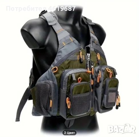 спининг елек , снимка 4 - Екипировка - 52537616