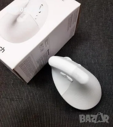 Безжична мишка Logitech Lift Vertical Ergonomic за Mac, ергономична вертикална мишка за Mac, снимка 9 - Клавиатури и мишки - 47842291