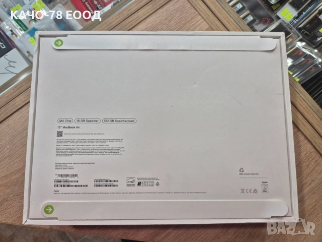 Лаптоп - Apple MacBook Air 13" , снимка 3 - Лаптопи за работа - 52838407