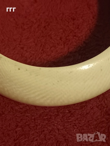 Стара гривна слонова кост, снимка 5 - Гривни - 53668478