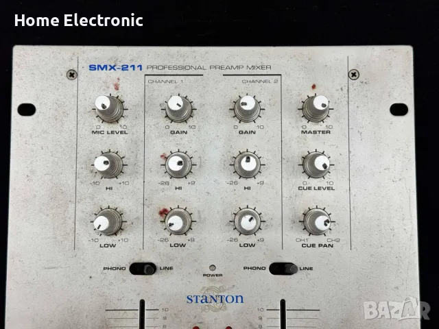 Пулт /Миксер/Смесител Stanton smx-211, снимка 5 - Ресийвъри, усилватели, смесителни пултове - 48683841