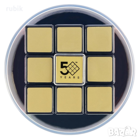 Оригинален куб на Рубик 3x3x3 Rubik's Special Retro 50th Anniversary Edition, снимка 4 - Игри и пъзели - 44996870