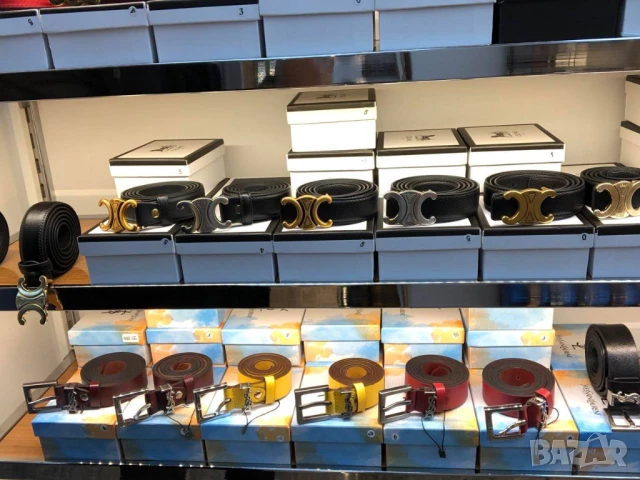 колани от естествена кожа в кутия louis vuitton gucci dior hermes prada, снимка 6 - Колани - 51356175