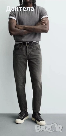 ZARA Нови мъжки сиви дънки