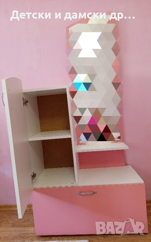 Детско обзавеждане гардероб и тоалетка , снимка 7 - Гардероби - 52572564