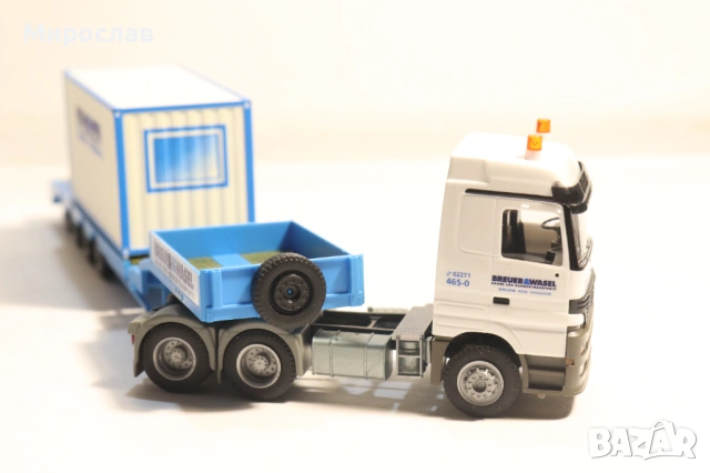 ALBEDO H0 1/87 MERCEDES ACTROS КАМИОН МОДЕЛ ВЛЕКАЧ TIR, снимка 5 - Колекции - 53764098