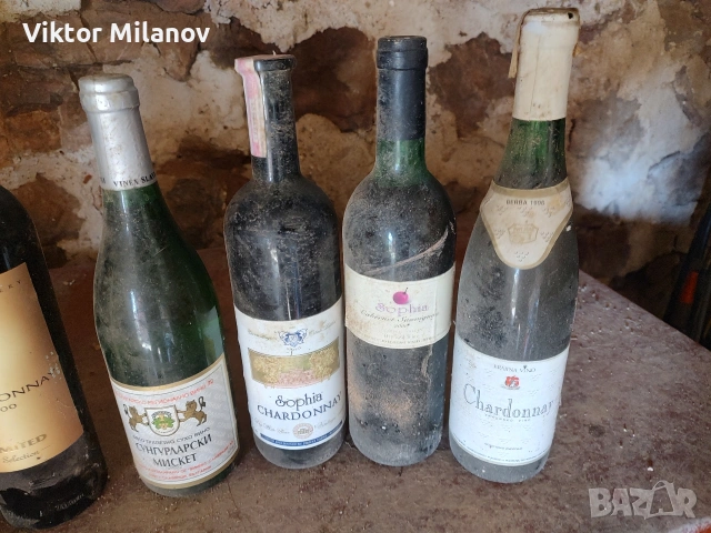 Стари бутилки с вино, снимка 7 - Антикварни и старинни предмети - 53897309