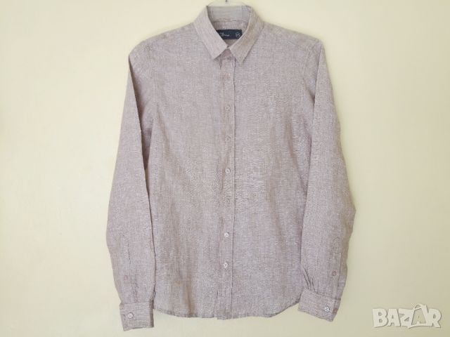 LTB 1948 Summer Shirt Long Sleeve / XS* / мъжка ленено памучна лятна риза / състояние: ново, снимка 18 - Тениски - 45189874