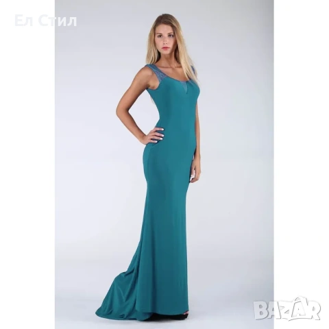 💕Бална рокля с вграден бродиран тюл, снимка 2 - Рокли - 53944310