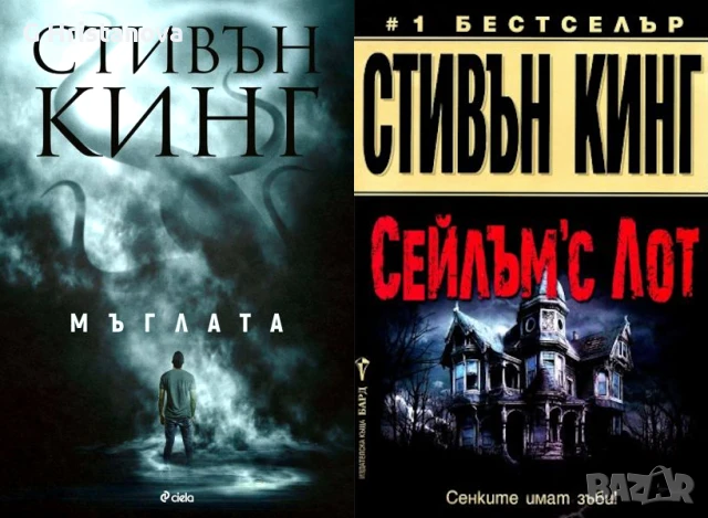 Два романа на Стивън Кинг - „Сейлъмс Лот“ и „Мъглата“, снимка 1