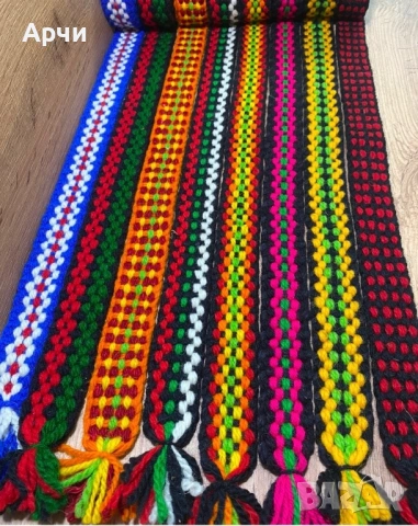 Ръчно изработени вълнени колани за народни носии, снимка 4 - Антикварни и старинни предмети - 53223787