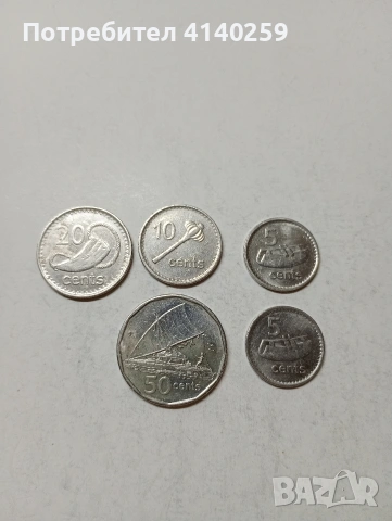 ОСТРОВ ФИДЖИ МОНЕТИ 