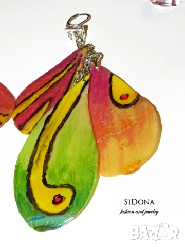 Ръчно изработени обеци by SiDona, снимка 6 - Обеци - 39480630