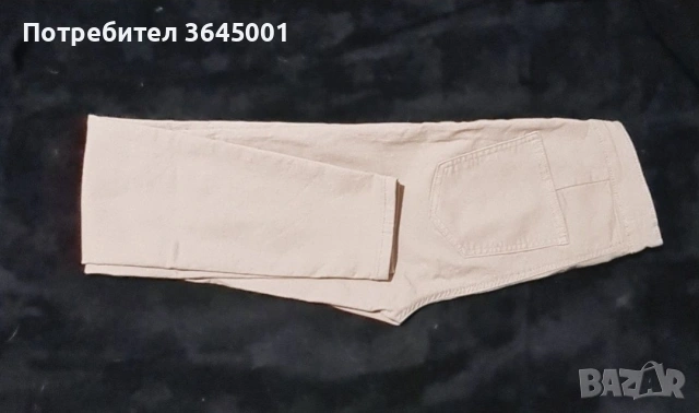Дамски бежов панталон,еластичен мек деним "Sinsay",размер М / НОВ, снимка 2 - Якета - 54208714