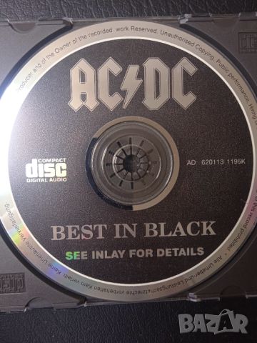 AC/DC - Best in Black - матричен диск музика, снимка 1 - CD дискове - 45950726