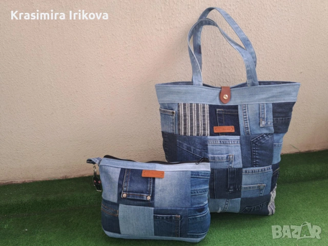 Дамска дънкова чанта 