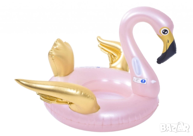 Надуваемо фламинго, gold - 115см, снимка 4 - Други стоки за дома - 52093882
