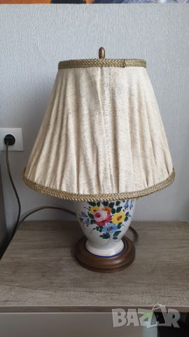Немска порцеланова нощна лампа, снимка 1 - Антикварни и старинни предмети - 45150466