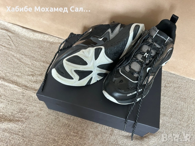 Karl Lagerfeld маратонки обувани само веднъж 