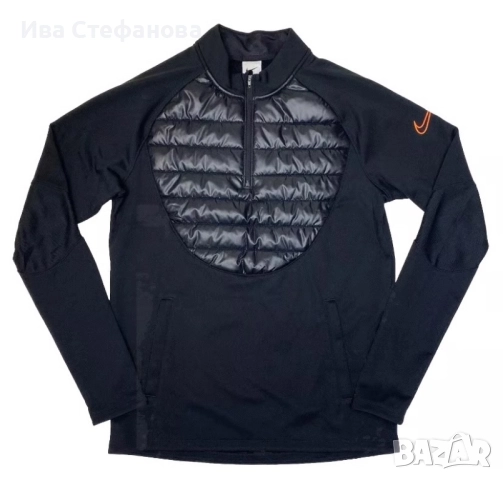 NIKE  nike THERMA-FIT WINTER WARRIOR ACADEMY DRILL TOP – BLACK/BLACK/TOTAL ORANGE, снимка 7 - Спортни дрехи, екипи - 52553141