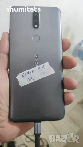 Nokia 2.4 счупен дисплей-отключена, снимка 2 - Nokia - 48258905