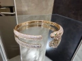 CARTIER Panthere de Cartier Rose Gold Diamonds Дамска Гривна, снимка 3