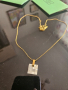 Колие със седеф, медальон, синджирче от неръждаема стомана, снимка 1 - Колиета, медальони, синджири - 45003737