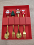 🎄 Коледен комплект лъжички и вилички 4 броя – в подаръчна кутия, снимка 4