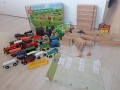 Дървени влакчета с релси и други , снимка 2