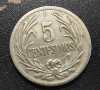 Монета Уругвай 5 сентесимо, 1941, снимка 1