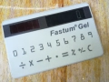 FASTUM GEL-КАЛКУЛАТОР КРЕДИТНА КАРТА 1010251628LCHERY, снимка 4