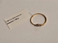 Златен пръстен 1,26гр, снимка 2