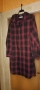 Красива,макси, дамска, карирана туника тип риза на марката-Janina, снимка 6