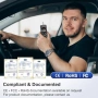 Нов Дигитален тестер за алкохол USB-C дрегер LCD 20 накрайника мундщука, снимка 5