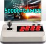 Конзола за аркадни игри Kinhank Super Console, Arcade Stick X3 с 50 000+ игри, 360° 3D джойстик