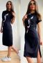 Дамска ежедневна рокля Катерина черен цвят, снимка 1 - Рокли - 45605128